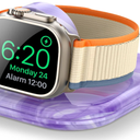 for Apple Watch Magnetic Charging Dock - Fast Magnetic Charger Stand, Compatible with Apple Watch Series 2/3/4/5/6/7/8/9/10/Ultra 1 2, Supports Nightstand Mode, Portable Design for Travel