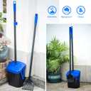 TIMINGILA Pooper Scooper Swivel Bin & Rake for Large Medium Small Dogs Non-Breakable Dog Poop Scooper with 20 Waste Bags Easy to Clean Pet Waste Use for Yard, Grass, Dirt or Gravel - Pet Supplies