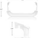 Smart Choice 240351601 Bottom Shelf Freezer Door Bin - White, Impact Resistant Freezer Replacement Compatible with 240351600 240351607, Fits Select Frigidaire & Kenmore Models (No Bottom Style)