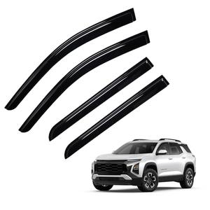 Equinox Rain Guard - Window Visors for Chevrolet Chevy Equinox 2025 2026(Not for EV), Out-Channel Side Window Rain Guards for Equinox Accessories, 4PCS, Black, Car Accessories
