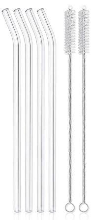 Duming In Glass Straws 4 Straws 2 Brushes