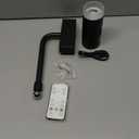 PESUTEN Battery Operated Picture Light, Adjustable Length Wireless Art Light for Paintings CCT Dimmable Rechargeable Picture Light with Remote Control for Gallery Reading Dartboard Bathroom (Black)