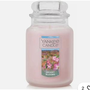 NWT! Yankee Candle DESERT BLOOMS 22 oz. Candle