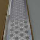 Touri 24 Pack Clear Transparent PVC Bird Spike Strips for Outside Fences and Roofs to Keep Birds, Pigeons, Cats, Squirrels, Raccoons Away and Keep Birds from Building Nest