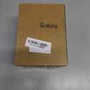 12 Pcs Modern Neutral Christmas Ball Ornaments Set 2.4 Inch Rustic White Brown Xmas Baubles Shatterproof Textured Farmhouse Modern Christmas Decor for Xmas Tree Holiday Indoor Home Decor