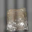 3 x Horaldaily Beige Gold Gauze Tablecloth 60x104 Inch Rectangular, Golden Sequin Glitter Metallic Foil, Sheer Tulle Cheesecloth for Wedding Baby Shower Ceremony Birthday