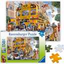 Ravensburger  Pet School Pals  150 Piece Jigsaw Puzzle  Colorful Canine Antics  Bold, Bright Imagery  Ideal Gift  Premium Quality  ScreenFree Fun  MESH Accredited for Kids Age 7+