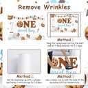 Sursurprise Cookie 1st Birthday Decorations, 5 * 3 ft One Sweet Boy Backdrop Banner Photography Background Photo Studio, Cookie and Milk Party Supplies