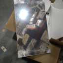 Keonjinn 30 x 26 Inch White Medicine Cabinet Mirror, Assembly Needed, in Wall Medicine Cabinets for Bathroom, Lightweight, Adjustable Shelves, Tempered Glass, Soft Closing, Recessed or Wall Mount