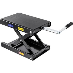 1200 LBS Motorcycle Jack, Motorcycle Lift Stand for Dirt Bike ATV,Scissor Jack with Crank Handle and Breaker Bar (Without Dolly)