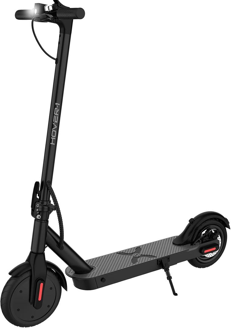 Hover-1 Journey Electric Scooter 14MPH, 16 Mile Range, 5HR Charge, LCD Display, 8.5 Inch High-Grip Tires, 220LB Max Weight, Cert. & Tested - Safe for Kids, Teens, Adults, 42 x 16.5 x 44.8 inches, 42 x 16.5 x 19.2