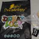 DAIXI Handmade Interlocking Sisterlocks Curly Tips 100% Real Human Hair Permanent Micro Locs Extensions Natural Looking Soft Dreadlocks Can Be Bleached and Dyed (613# - 0.2cm, 8 Inch 60 Strands)