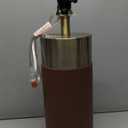 Stylecraft Natural Leather and Gold Table Lamp