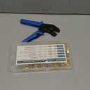 Wire Terminal Crimping Tool Kit, Qibaok Ratcheting Wire Crimper AWG 22-16(0.5-1.5mm) with 500PCS Female Male Spade Connectors & Bullet Connectors Terminals