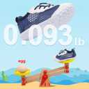 BARERUN Kids Aqua Shoes Boys Girls Slip Resistant Neoprene Water Shoes Water Shoes Boys Baby 12-18 Months Toddler Girl Water Shoe Blue Toddler Size 6