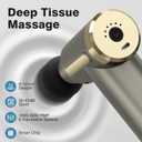 cotsoco Mini Handheld Massage Gun, Deep Tissue with 6 Speeds, Cordless Muscle Massager with 4 Heads,Type-C Charging, Travel Size, Best Gifts (Grey)