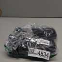 Women's Retro Leather Belt Buckle Thick Sole Loafers Fashionable and Comfortable Handmade Leather Thick Soled Shoes (5.5, Black)