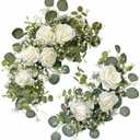 Odouzy Pack of 2 Wedding Arch, Artificial Flowers, Wedding Decor，Flower Garland Be Suited to Banquet, Party, Reception Entrance Welcome Sign and Background Decoration (Starry Sky)