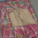 Kuoser Waterproof Dog Coat, Reversible Dog Jacket for Large Dogs, Adjustable Durable Doggie Winter Coat for Groowing Puppies Warm Puppy Cold Weather Apparel, Rose L (Large (Pack of 1))