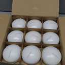 36 Packs 3-Inch unscented White Floating Candles - Ideal for Weddings, Pool Party, Holiday Centerpieces and Events - Odorless, Drip-Free, Long Lasting Burn Time