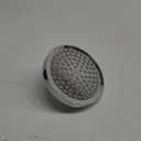 High Pressure Shower Head - Anti-Clogging Silicone Nozzles - 2.5 GPM Removable Restrictor - Easy to Clean Adjustable Replacement - easy to install with Plumbers Tape - 6 inch - Classic Chrome Finish