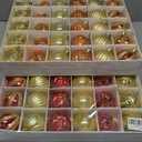 Pack of 2 Dohance Christmas Ornaments Set 60ct Christmas Tree Decoration Ornament Balls Decor Baubles for Xmas Trees Decor Holiday Party Wedding Decoration