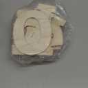 6 Inch 88 Pieces Wood Letters Crafts Wooden Letters,Unfinished Thin Alphabet with Extras for Wall Decor