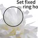 balloon weights are perfect for parties, birthdays, weddings. Each pack includes 6PCS durable weights that easily decorate balloons and elevate any celebration. (White 6pcs)