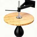 Speed Bag Platform, Bamboo Wood SpeedBag Mount, Height Adjustable with Speed Bag Swivel for Boxing Training Workout, Punching, Exercise
