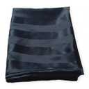 Satin Bedding Silk Collection Two Tone Pillowcase Polyester, Size - Queen, Black