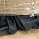 2PCS Oversized Camping Chairs, Heavy Duty Padded, Thick Headrest, Black, Twin Pack