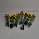 Sunflower Solar Lights Outdoor Decor, Pack of 6 Solar Garden Decor 36 Waterproof Solar Sunflower Outdoor Lights for Garden Patio, Flower Bed, Pathway, Gift for Women, Mom, Grandma 