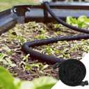 30FT Flat Soaker Hose,Lightweight and Soft Garden Drip Watering Hose Saves 80% Water,Leak Proof Sprinkler Hose for Garden,Flower Planters & Vegetable Plots
