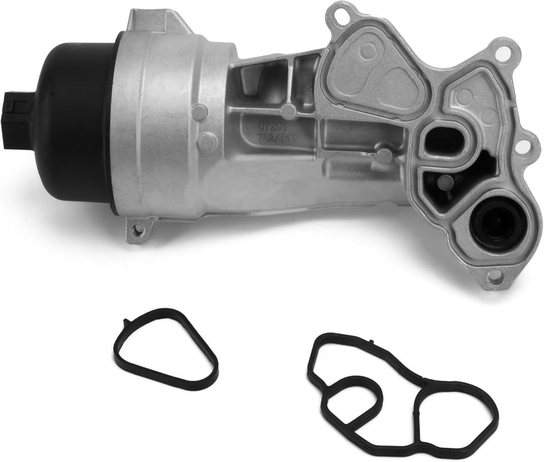 Engine Oil Filter Housing Assembly Compatible with Mini 20112015 Cooper, 20112016 Cooper Countryman, 20132016 Cooper Paceman, Cooler Cooling Adaptor, Replace # 11428643757