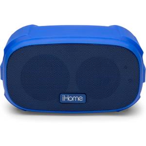 iHome Bluetooth Speaker with 18HR Battery Life, Portable Speaker is iP46 Certified Water Resistant, Ideal Camping Essentials, Beach Accessories, and Pool Accessories (IBT300L - Blue)