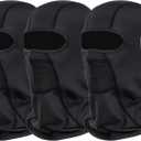 Balaclava Ski Mask Waterproof Anti-Fogging Windproof Winter Gear Thermal Face Mask for Men Women (Black)