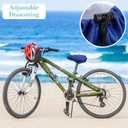 2 Pcs Bike Seat Rain Cover Bicycle Seat Cover Waterproof Blue Bike Seats Cushion Covers with Elastic Outdoor for Bicycles E-Bikes Unisex