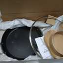 All-Clad HA1 Hard Anodized Nonstick Fry Pan 12 Inch Induction Oven Broiler Safe 500F, Lid Safe 350F Pots and Pans, Cookware Black