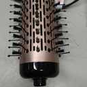 Rotating Hair Dryer Brush, 3-in-1 Round Hot Air Spin Brush Set with 2 Brushes (2" & 1.5"), Negative Ionic Blow Volumizer, 2 Detachable Auto-Rotating Curling Brush, Blow Dryer Brush