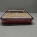 AVIEUS Grill Prep and Serving Trays | Set of 3 Stackable, Melamine Trays with Bamboo Cutting Board | Trays for Marinating, Serving & Chopping | Serving Platter for Plating Food & BBQ Prep Tub |