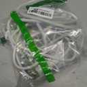 16/3 Short Extension Cord 10 FT, White Extension Cord Flexible & Durable, Indoor 3 Prong Power Cable, Suitable for Home and Office, 13 Amp 1625 Watt 125VAC 16AWG, ETL Listed