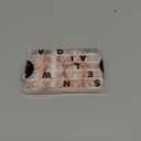 50Pcs Pink Letter M Adhesive Wax Seal Stickers, Hand-Made, No Need Seal Stamp, Tear and Use Wax Stickers for Wedding Invitations, Envelopes, Christmas Gift