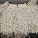 Mkono Large Macrame Wall Hanging Boho Tapestry Woven Bohemian Above Bed Wall Decor Wedding Christmas Backdrop Decoration for Bedroom Living Room Nursery Dorm Apartment, Idea Gift, 47" L X 28" W