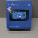 Emerson Sensi Touch WiFi Smart Thermostat with Touchscreen Color Display, Works with Alexa, Energy Star Certified, Cwire Required, ST75 Black 5.625" x 3.4" x 1.17"