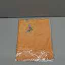 2 Pack Flour Sack Kitchen Towels - 16x26 Inch Cotton Dish Towels with Hanging Loop Reusable Geometric Boho Modern Retro Tea Towel Absorbent Dishcloths Home Decor, Orange Bee