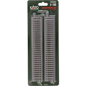 Kato USA Inc. HO 246mm 9-3/4 Straight 4 KAT2150 HO Track