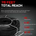 61630 A-62 Drain Cleaning Cable Kit 75FT for Ridgid Sectional Drain Cleaner