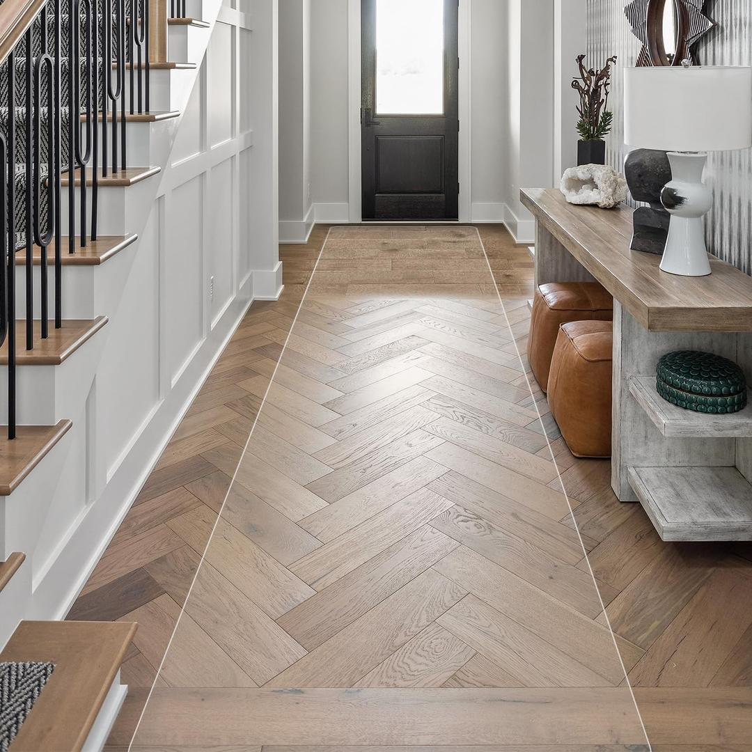 Runner Rug for Hallway, 2'x8' No Slip Waterproof Kitchen Standing Floor Mat for High Traffic, Clear Vinyl Indoor Outdoor Entryway Area Rug for Laundry, Bedroom, Living Room