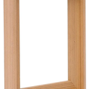 YIVIVEN Real Solid Wood Canvas Floater Frame, 0.9" depth Canvas Floating Frame, Floater Frame For Canvas Paintings, Canvas Frame (Light Brown, 16"x20")