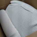 4PCS Wedge Pillow Set for After Surgery, Adjustable 9&12 Inch Bed Wedge Pillow for Sleeping, Incline Pillow Wedge for Headboard, Post Surgery, Acid Reflux, Neck&Back Support, White/Grey